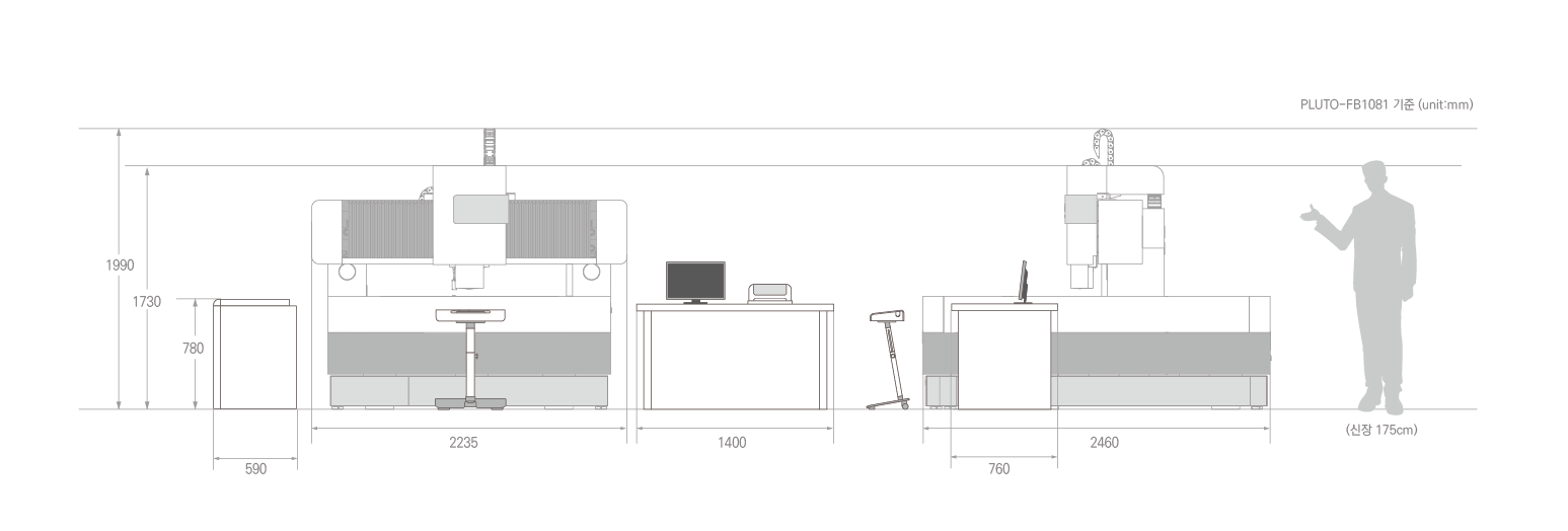 影像測(cè)量?jī)xPLUTO-PB尺寸 影像測(cè)量?jī)xPLUTO-PB尺寸